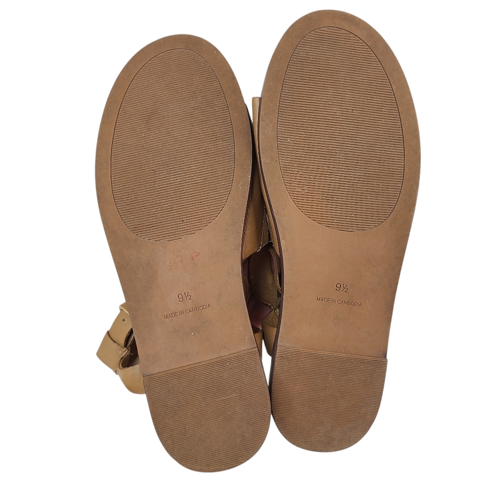 Madewell The Noelle Brown Leather Ankle Strap Comfort Sandals Size 9.5 - Picture 11 of 11